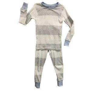 5T Honest Baby Clothing Organic Cotton Striped 2 Piece Long Sleeve Pajamas